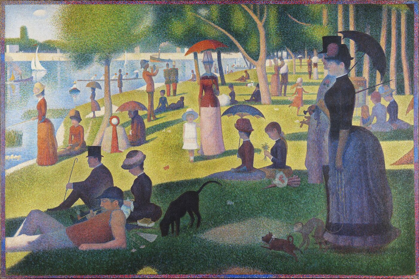 A Sunday on La Grande Jatte, by Georges Seurat