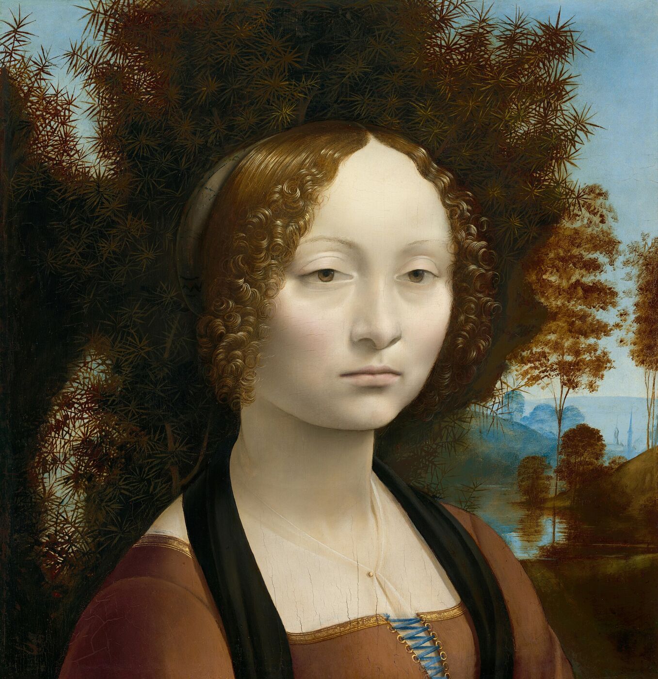Ginevra de' Benci, by Leonardo da Vinci