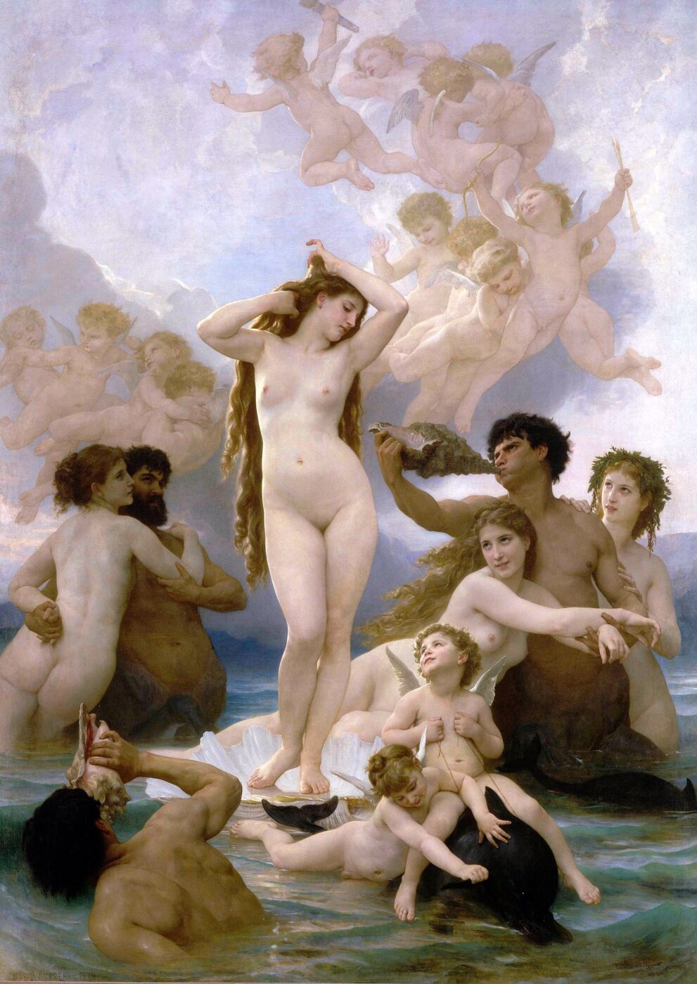The Birth of Venus, by William-Adolphe Bouguereau