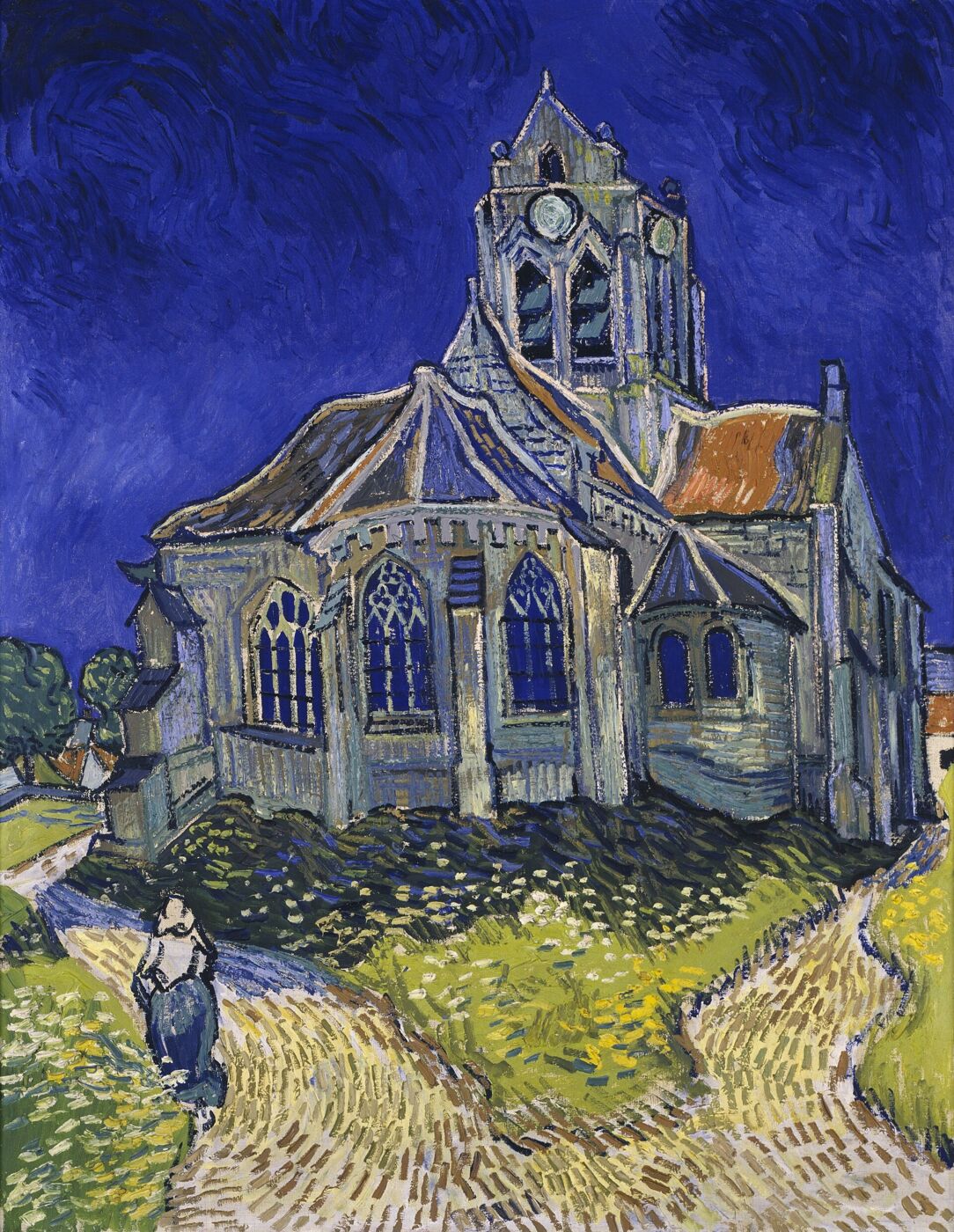 The Church at Auvers, by Vincent van Gogh
