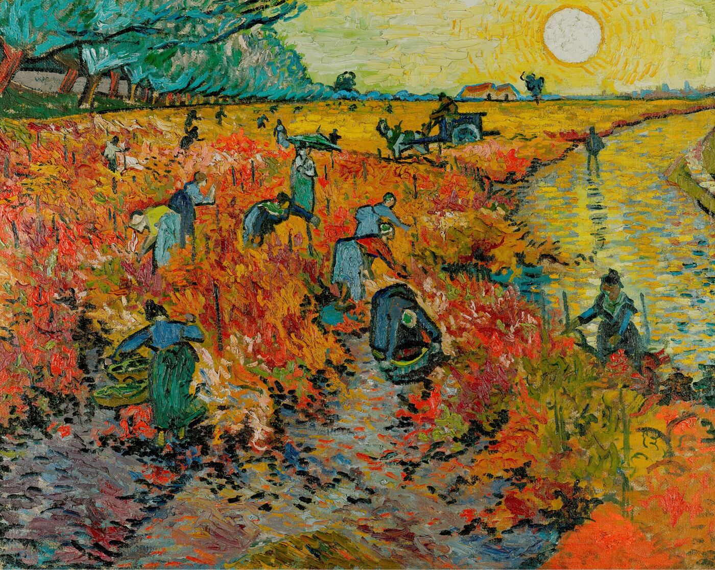 The Red Vineyard, by Vincent van Gogh