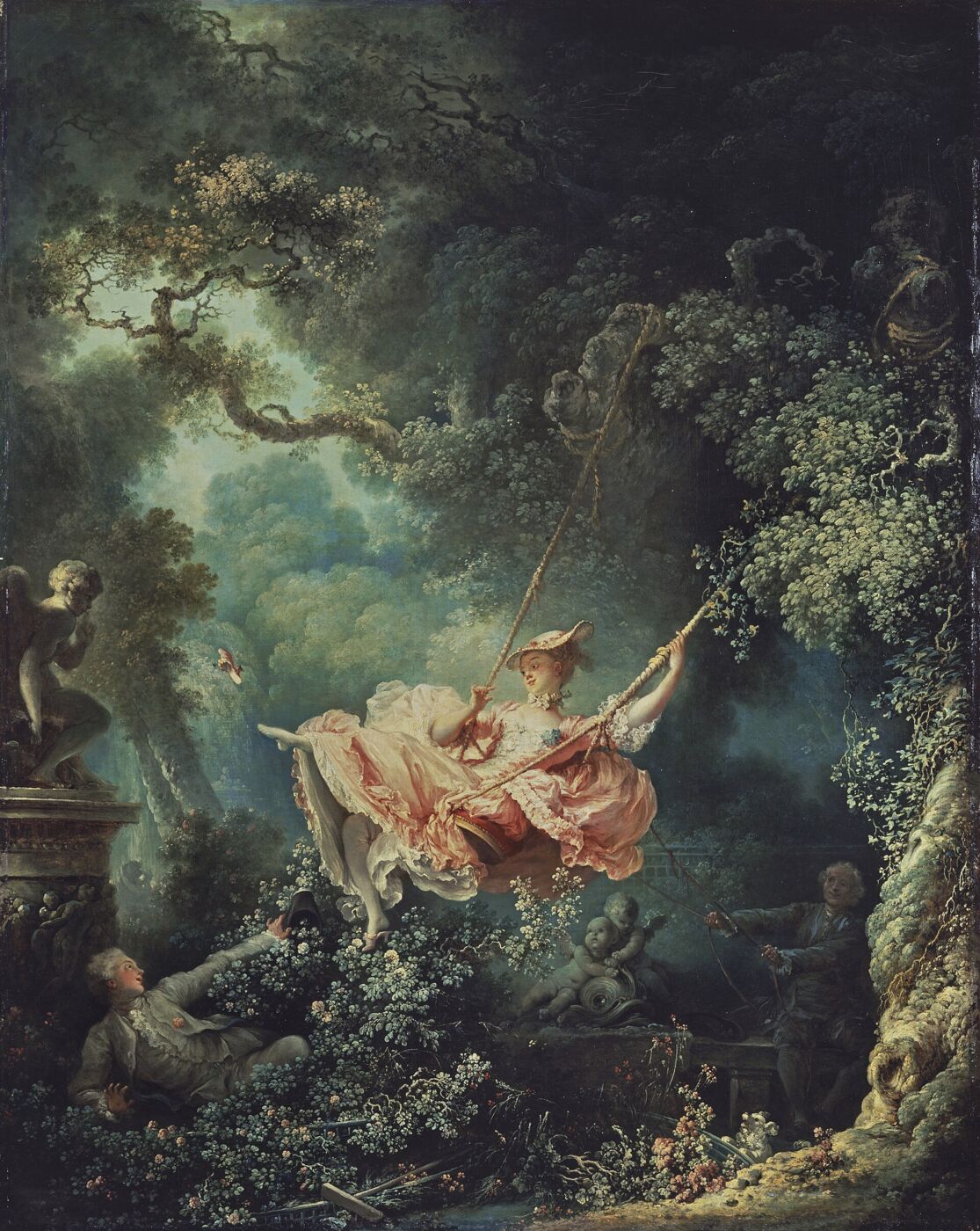 The Swing, by Jean-Honoré Fragonard