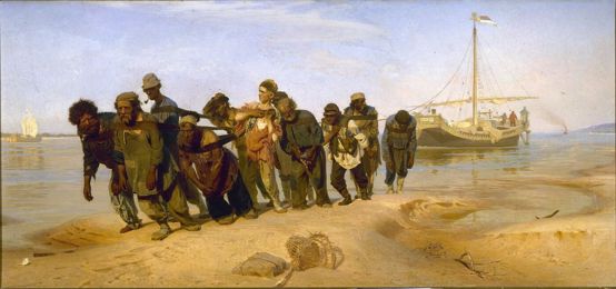 Barge Haulers on the Volga, by Ilya Repin