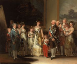 Charles IV of Spain and His Family, by Francisco Goya