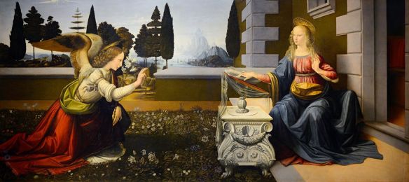 The Annunciation, by Leonardo da Vinci